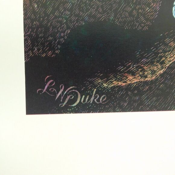 Vintage Art Poster 1995 Larry W. Duke, ESTUARIES 36x24 Nature Coastal NOAA NOS - Picture 9 of 15